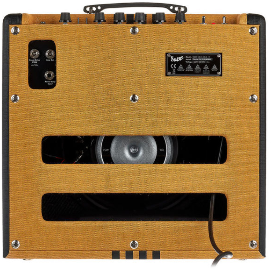 Supro Delta King Combo 12 15w 1x12 Tweed/black - Combo amplificador para guitarra eléctrica - Variation 1