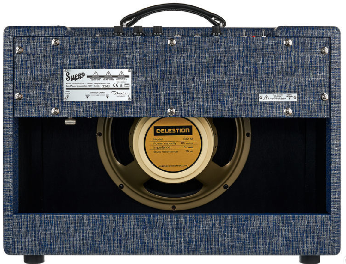 Supro Keeley Custom 12 25w 1x12 Blue Rhino Hide - Combo amplificador para guitarra eléctrica - Variation 1