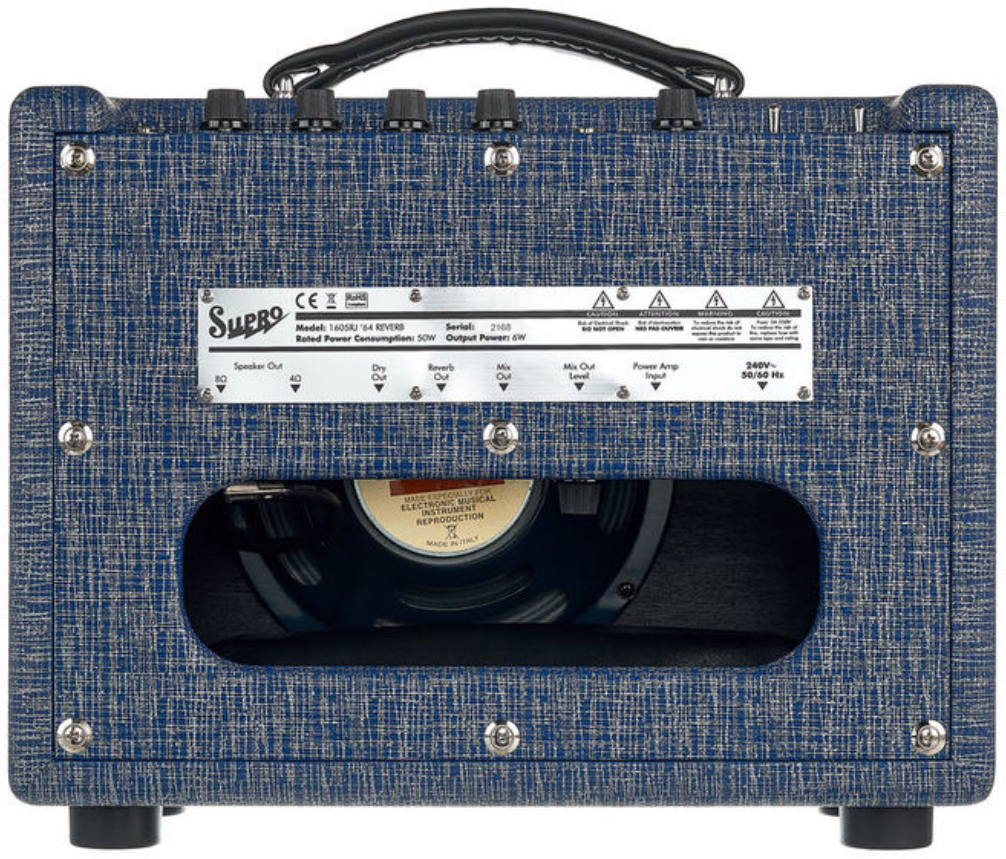 Supro Reverb 1964 5w 1x8 Jensen Blue Rhino Hide - Combo amplificador para guitarra eléctrica - Variation 1