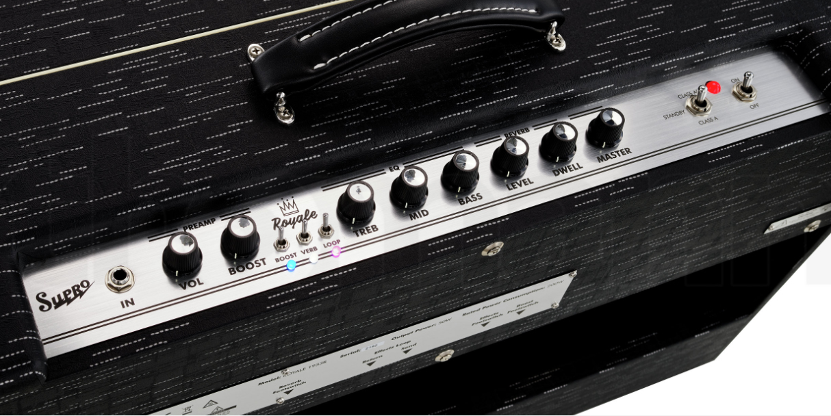 Supro Royale 2x12 1933r 50w 2x12 Black Scandia - Combo amplificador para guitarra eléctrica - Variation 3
