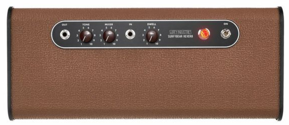 Surfy Industries Surfybear Classic Reverb V2 Brown - Pedal de reverb / delay / eco - Variation 2