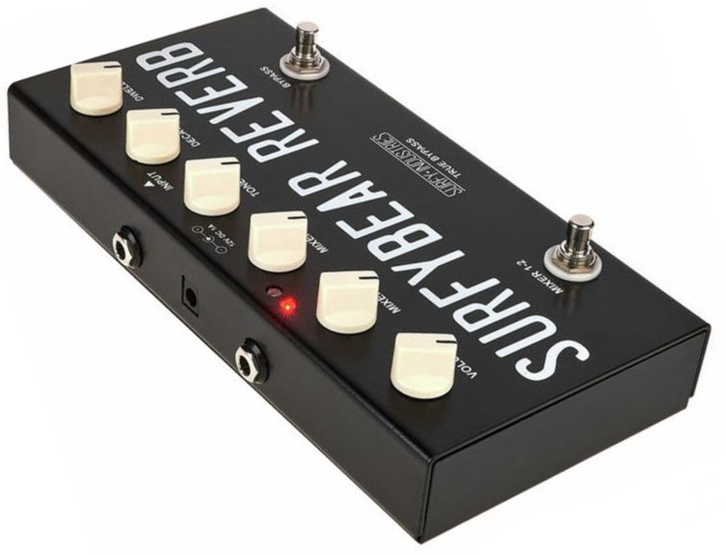 Surfy Industries Surfybear Compact Reverb Black - Pedal de reverb / delay / eco - Variation 2