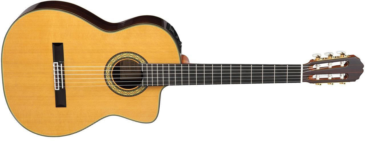 Takamine Eh5c Hirade Jap 4/4 Cw Cedre Palissandre Eb - Natural - Guitarra clásica 4/4 - Main picture