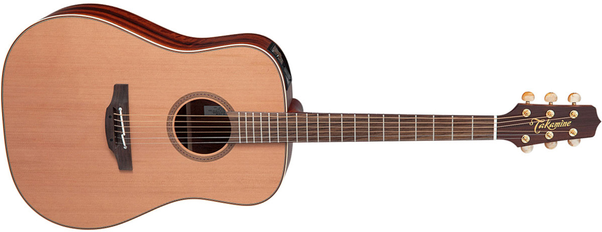 Takamine Fn15 Ar Ltd Dreadnought Cedre Palissandre Rw - Natural Satin - Guitarra electro acustica - Main picture