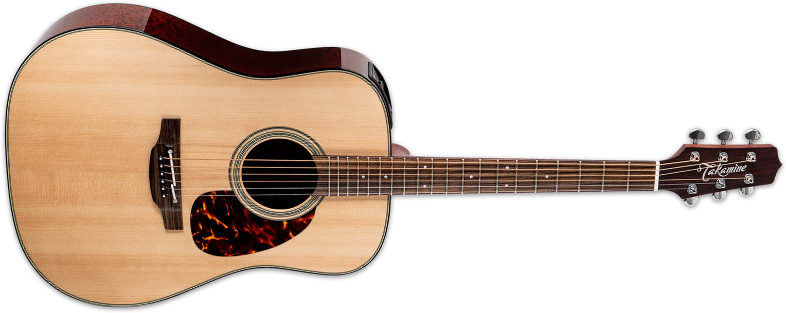 Takamine Ft340bs Ltd Jap Dreadnought Epicea Sapele Rw - Natural - Guitarra electro acustica - Main picture