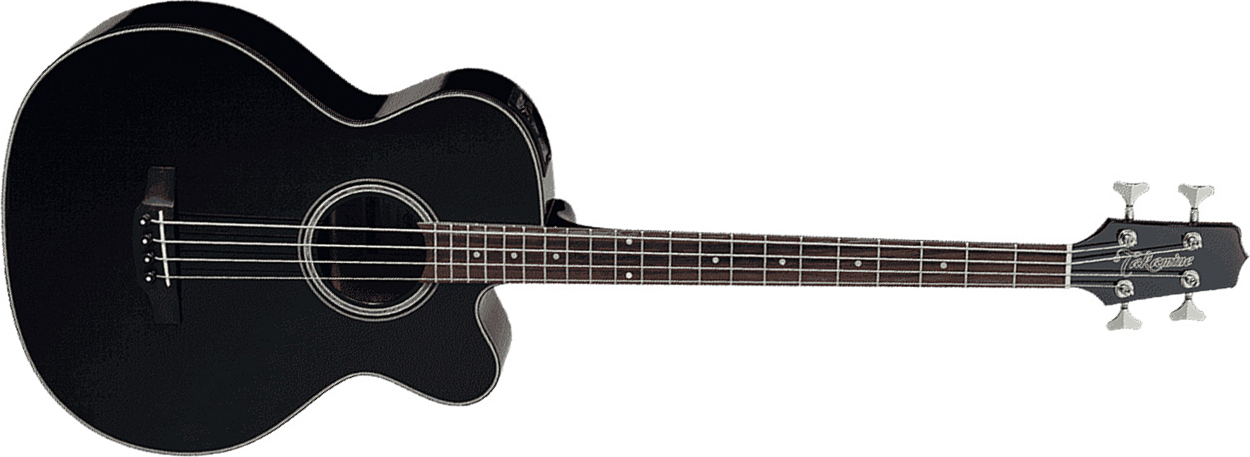 Takamine Gb30ce-blk Epicea Acajou 2014 - Black - Bajo acústico - Main picture