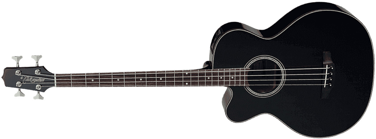 Takamine Gb30celh-blk Cw Gaucher Epicea Acajou 2016 - Black Gloss - Bajo acústico - Main picture