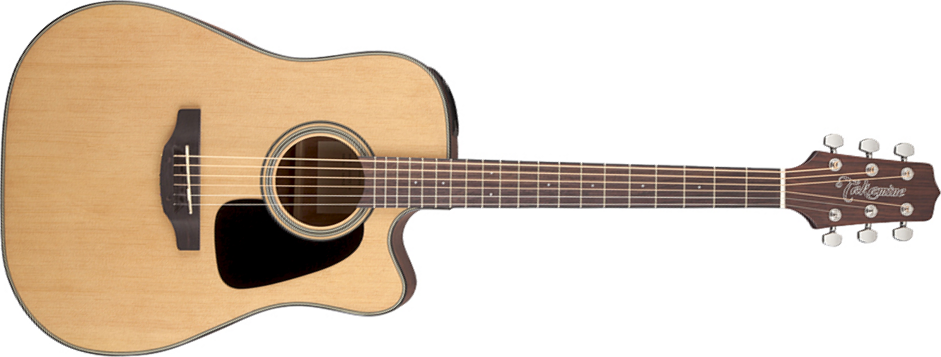 Takamine Gd10ce-ns Dreadnought Cw Epicea Acajou Tpe - Natural - Guitarra electro acustica - Main picture