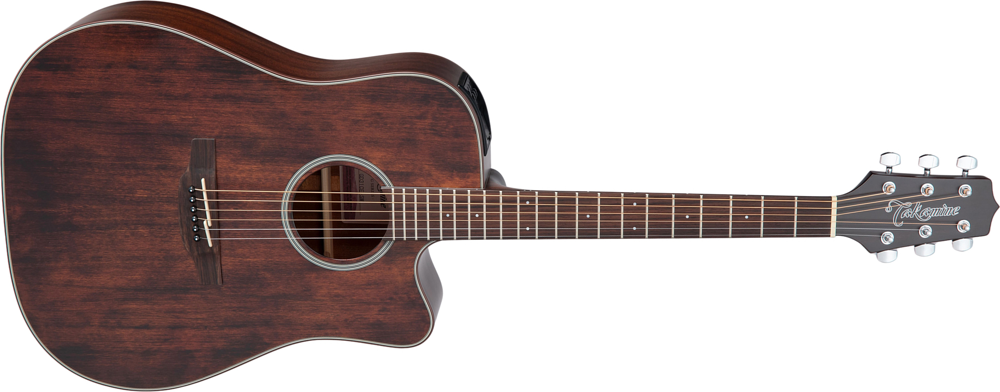 Takamine Gd21ce-sm Dreadnought Cw Cedre Acajou Rw - Satin Molasses - Guitarra folk - Main picture
