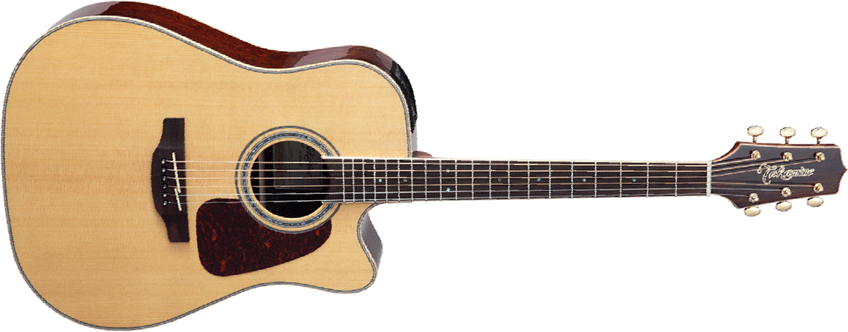 Takamine Gd90ce-mdnat Dreadnought Cw Epicea Palissandre Rw - Natural Gloss - Guitarra folk - Main picture