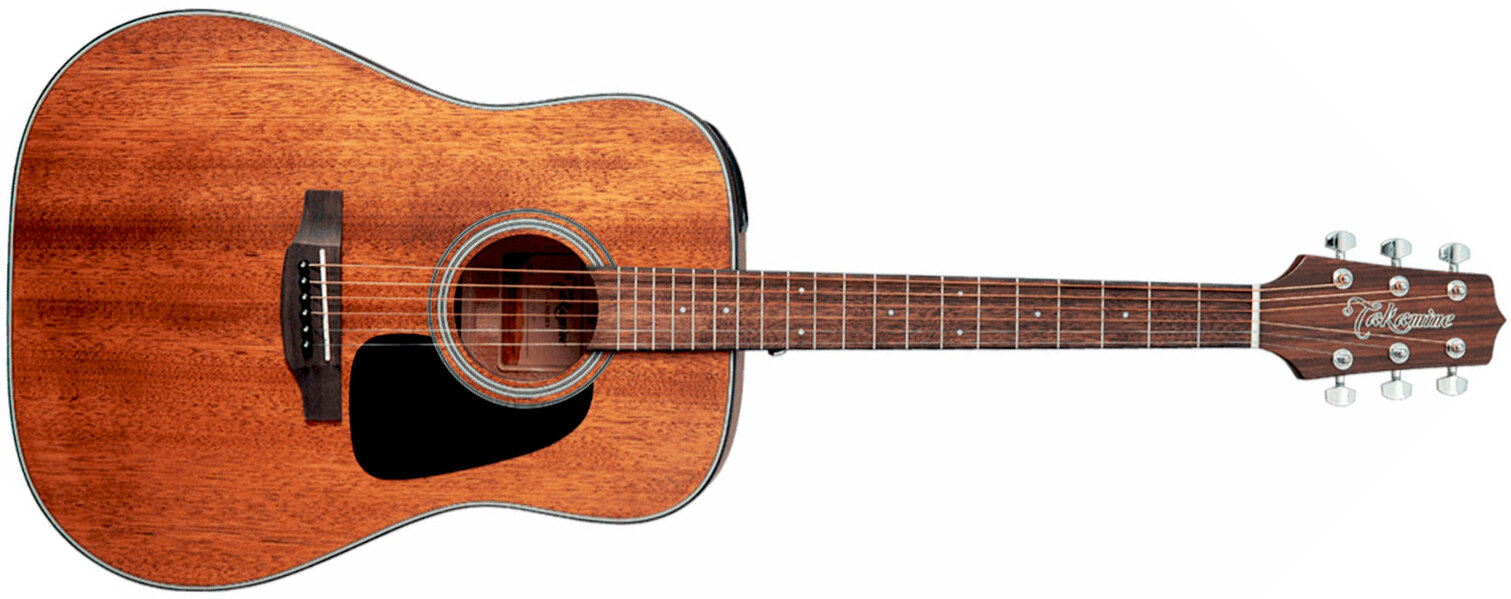 Takamine Gld11e Ns Dreadnought Tout Acajou Jat - Natural Satin - Guitarra acústica & electro - Main picture