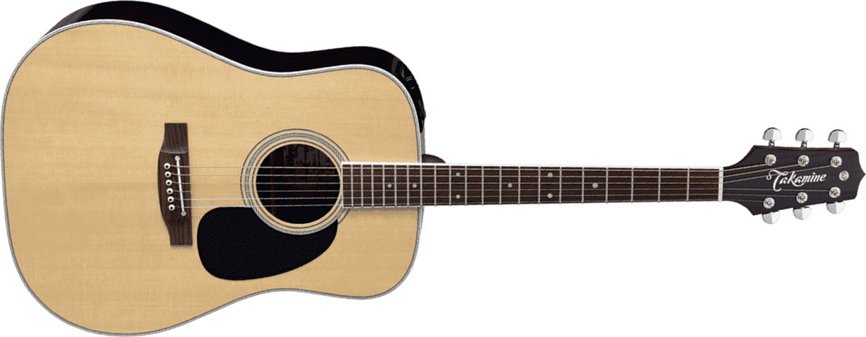 Takamine Glenn Frey Ef360gf Signature Japan Dreadnought Epicea Palissandre Ct4b Ii - Natural Gloss - Guitarra electro acustica - Main picture