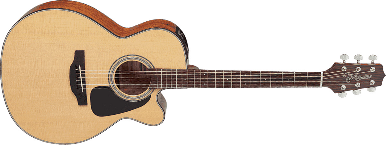 Takamine Gn10ce-ns Nex Mini Jumbo Cw Epicea Acajou - Natural Satin - Guitarra electro acustica - Main picture