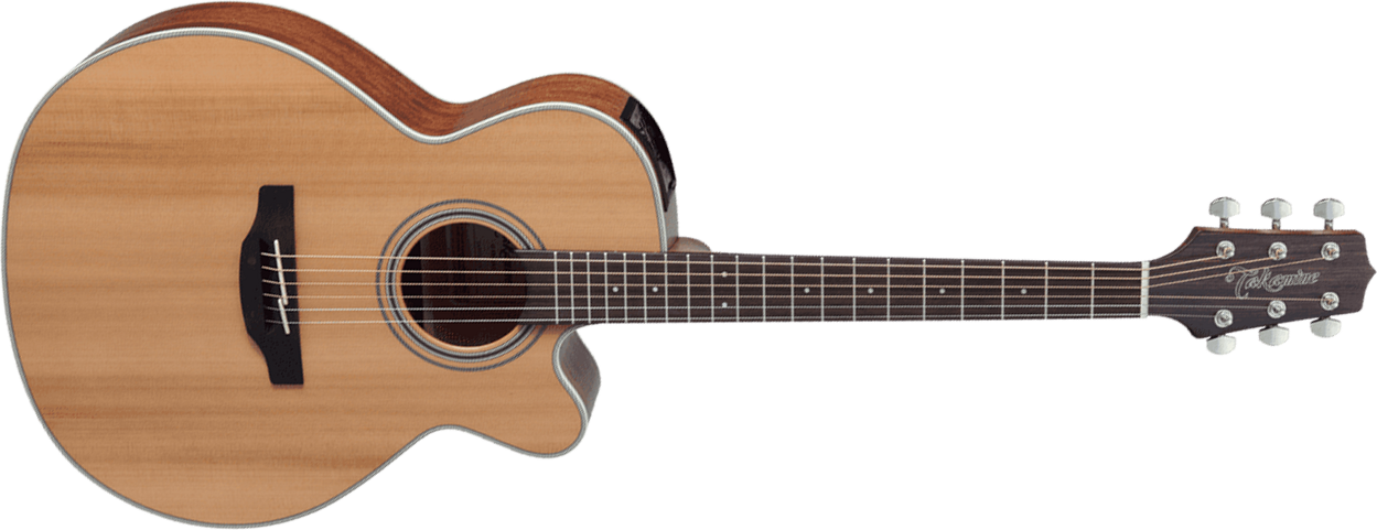 Takamine Gn20ce-ns Nex Cw Cedre Acajou - Natural Satin - Guitarra electro acustica - Main picture
