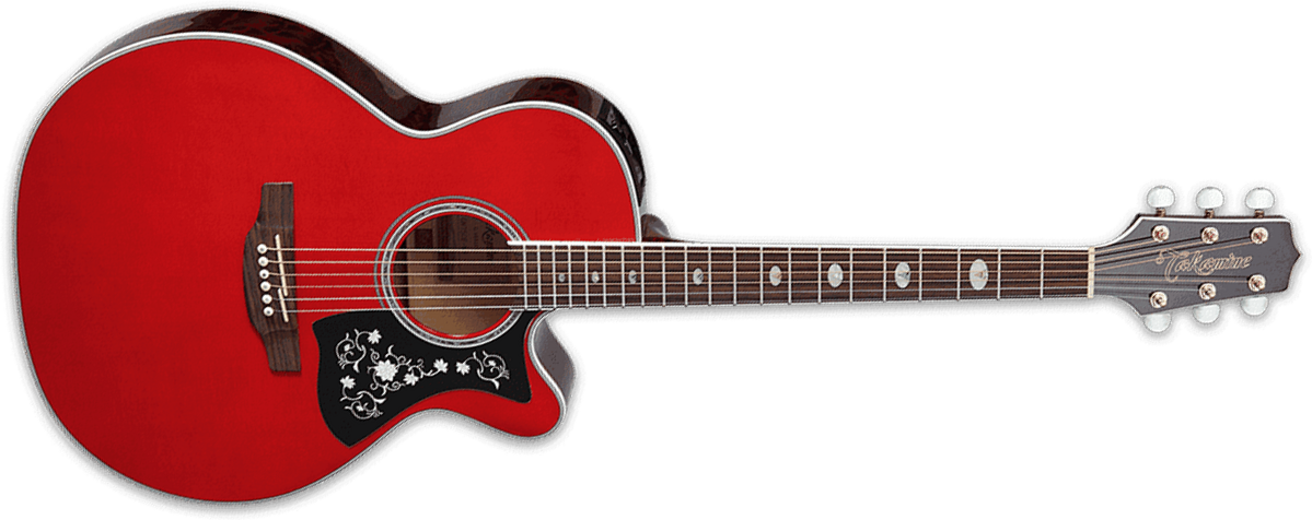 Takamine Gn75ce-wr Nex Mini-jumbo Cw Epicea Erable - Wine Red - Guitarra electro acustica - Main picture