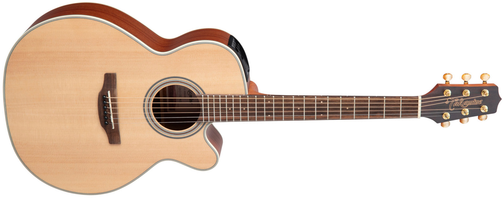 Takamine Nex Gx31ce-ns Epicea Sapele Cw - Natural Satin - Guitarra folk de viaje - Main picture