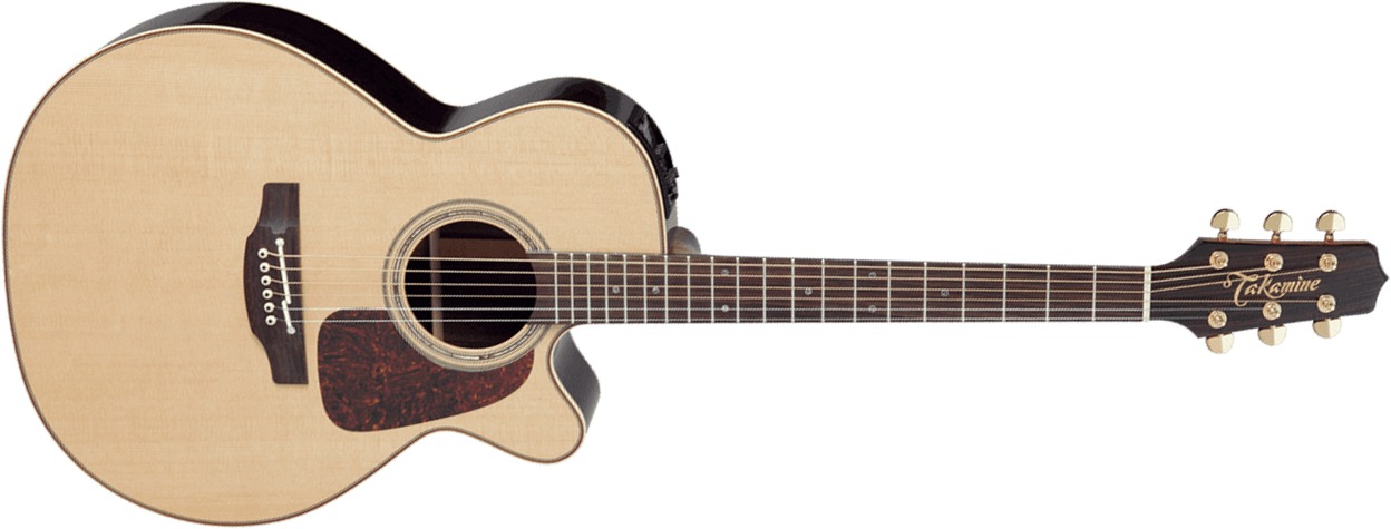 Takamine P5nc Pro Japan Nex Mini Jumbo Cw Epicea Palissandre Ctp3 - Natural Gloss - Guitarra electro acustica - Main picture