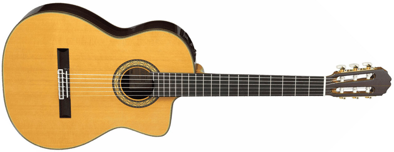 Takamine Th5c Hirade Japon Cw Cedre Palissandre Rw Ctp-3 - Natural Gloss - Guitarra clásica 4/4 - Main picture
