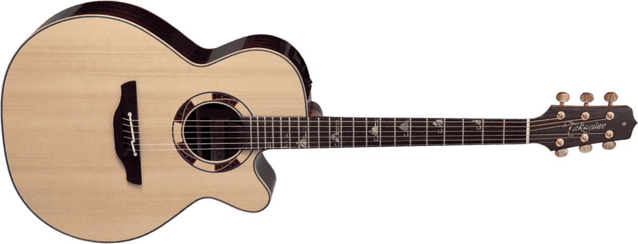 Takamine Tsf48c Legacy Nex Grand Auditorium Cw Epicea Palissandre Ctp-3 - Natural - Guitarra electro acustica - Main picture