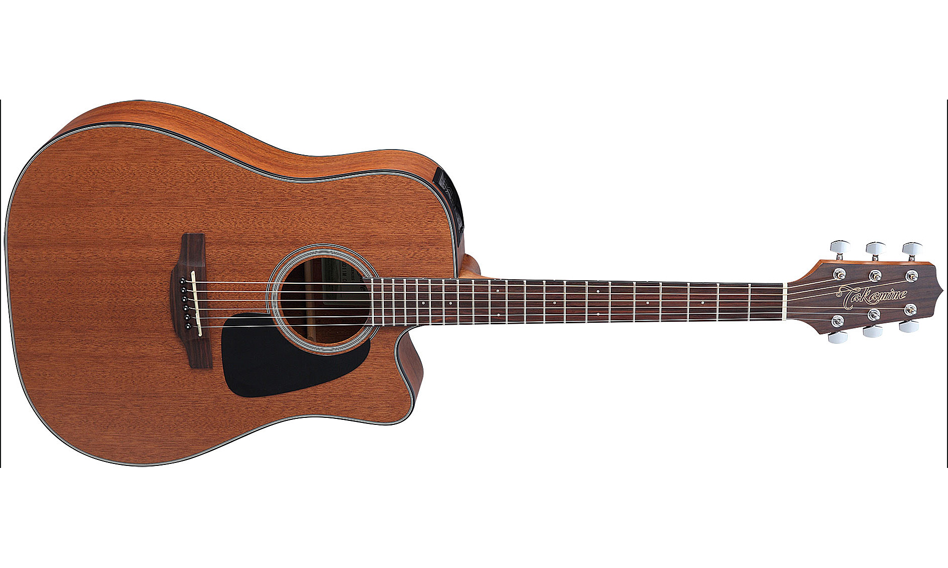 Takamine Gd11mce-ns Dreadnought Cw Tout Acajou - Naturel Satin - Guitarra electro acustica - Variation 1