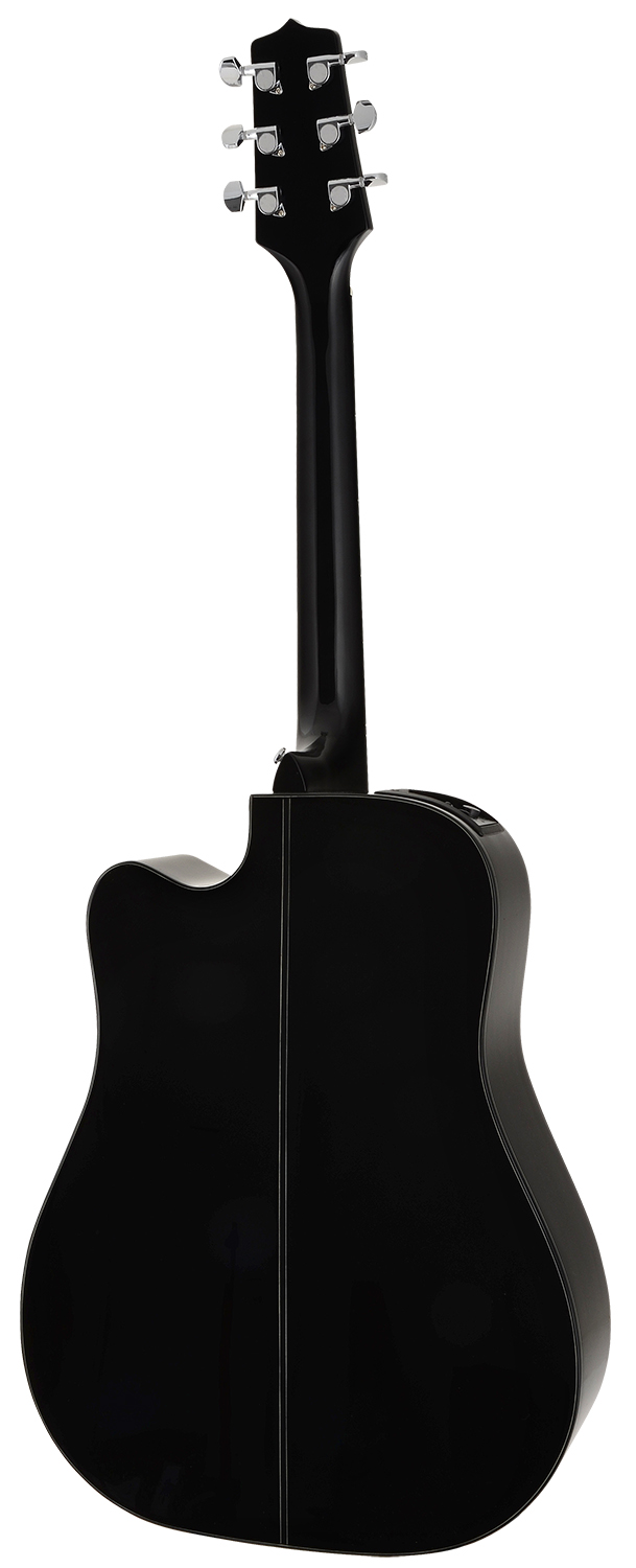 Takamine Gd15ce Blk Dreadnought Cw Epicea Acajou Tp-4t - Black - Guitarra electro acustica - Variation 2