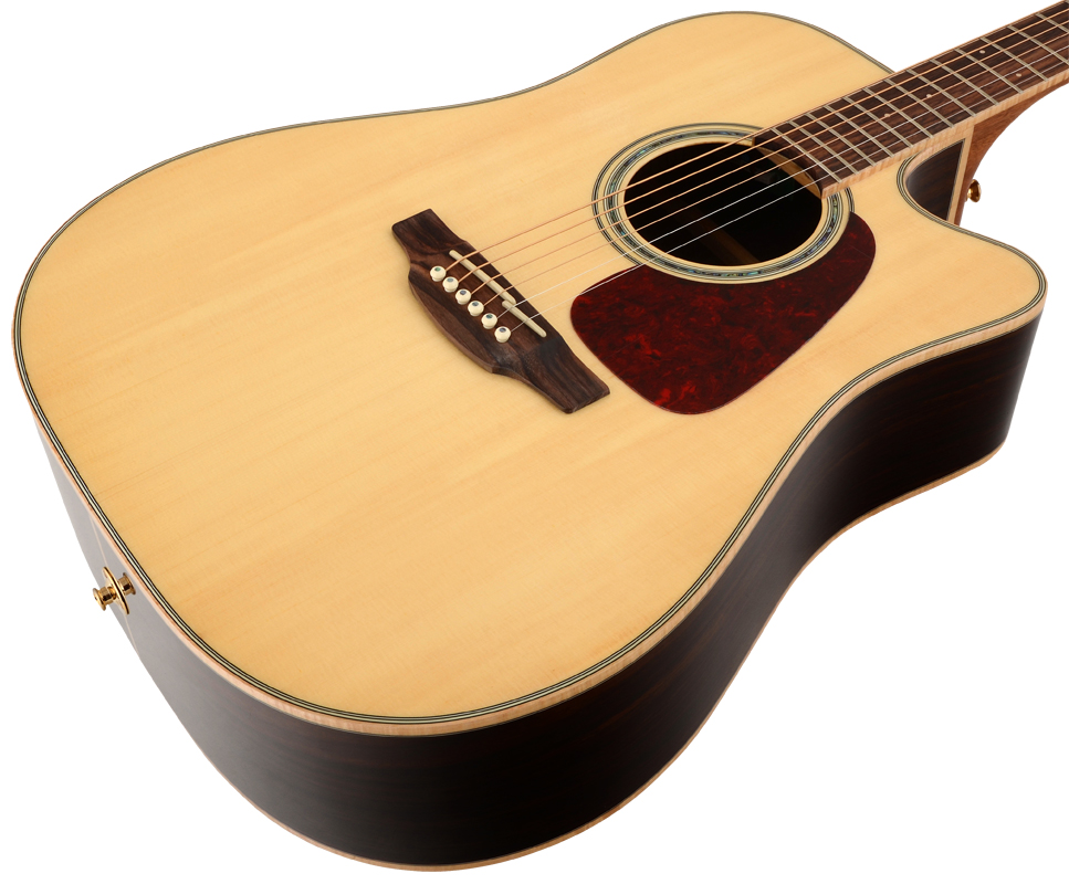 Takamine Gd71ce-nat Dreadnought Cw Epicea Palissandre - Natural Gloss - Guitarra electro acustica - Variation 2