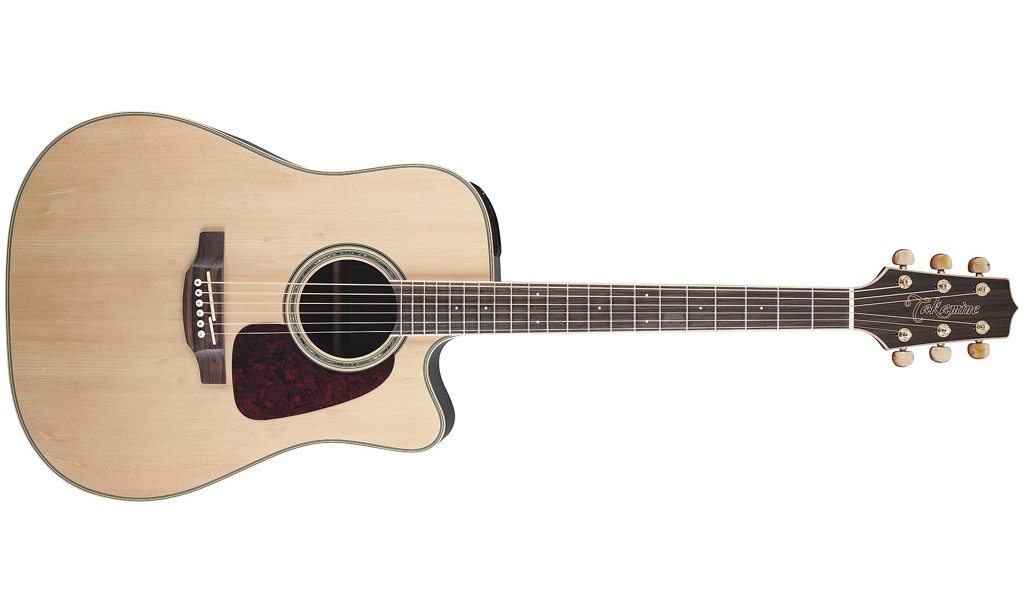 Takamine Gd71ce-nat Dreadnought Cw Epicea Palissandre - Natural Gloss - Guitarra electro acustica - Variation 4