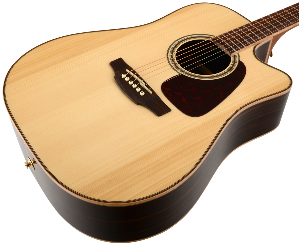 Takamine Gd93ce-nat Dreadnought Cw Epicea Palissandre - Natural Gloss - Guitarra electro acustica - Variation 3