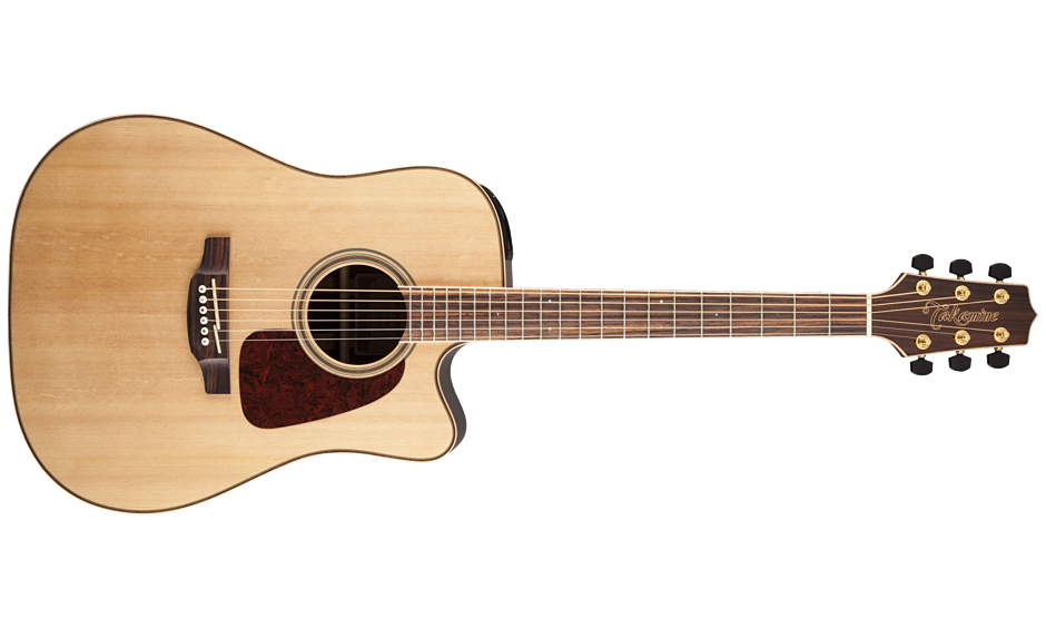 Takamine Gd93ce-nat Dreadnought Cw Epicea Palissandre - Natural Gloss - Guitarra electro acustica - Variation 1