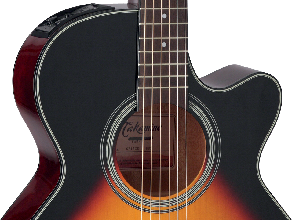 Takamine Gf15ce Bsb Fxc Concert Cw Epicea Acajou Rw Tp-4t - Brown Sunburst Gloss - Guitarra electro acustica - Variation 2