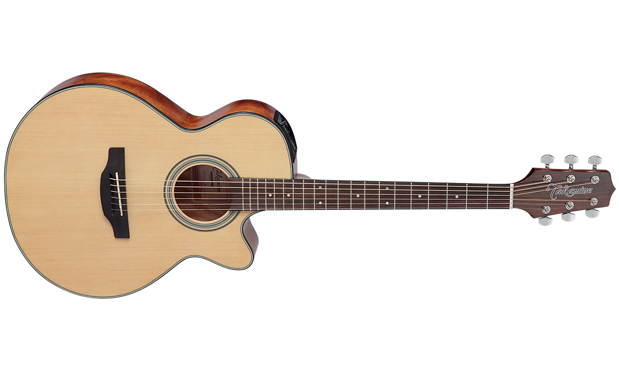 Takamine Gf15ce Nat Fxc Concert Cw Epicea Acajou Rw Tp-4t - Natural Gloss - Guitarra electro acustica - Variation 1