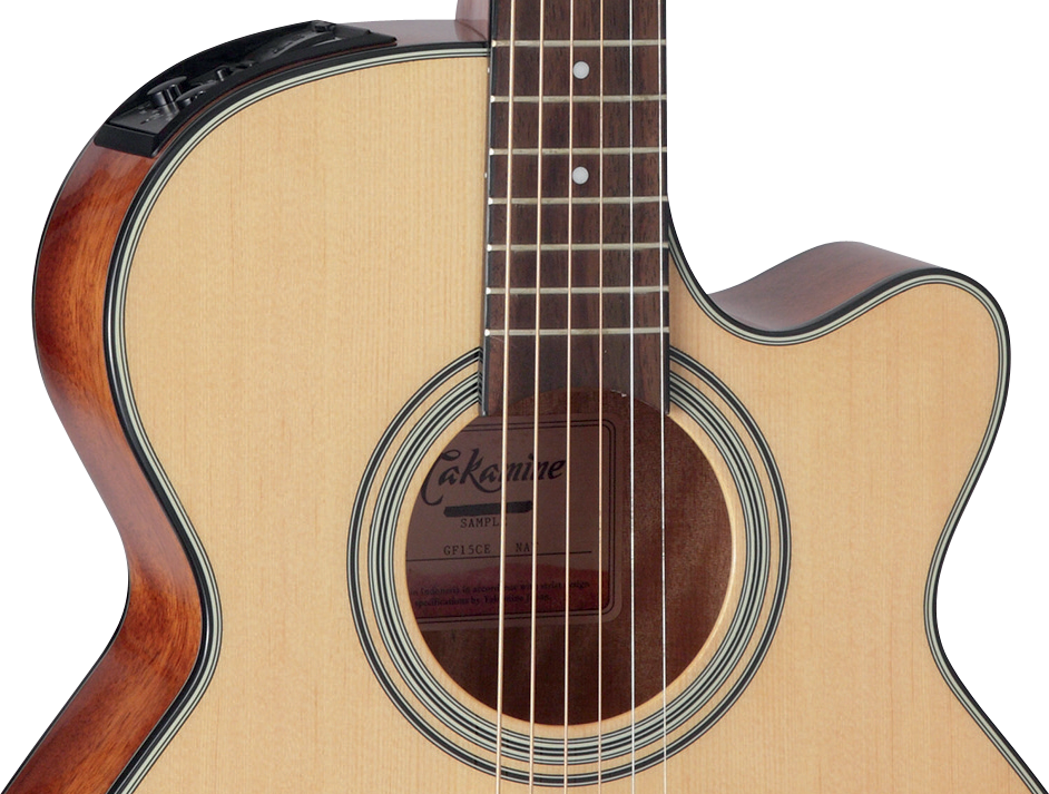 Takamine Gf15ce Nat Fxc Concert Cw Epicea Acajou Rw Tp-4t - Natural Gloss - Guitarra electro acustica - Variation 2