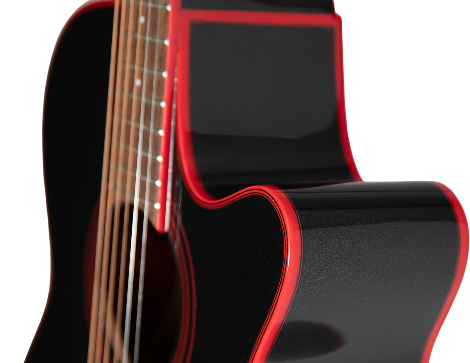 Takamine Gf49ce-cb Fx Concert Epicea Acajou Lau - Black Sparkle - Guitarra folk - Variation 2