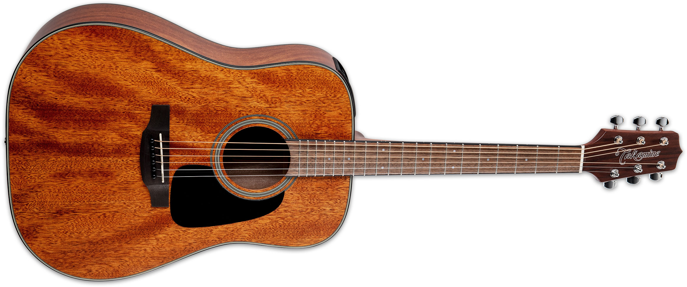 Takamine Gld11e Ns Dreadnought Tout Acajou Jat - Natural Satin - Guitarra acústica & electro - Variation 1