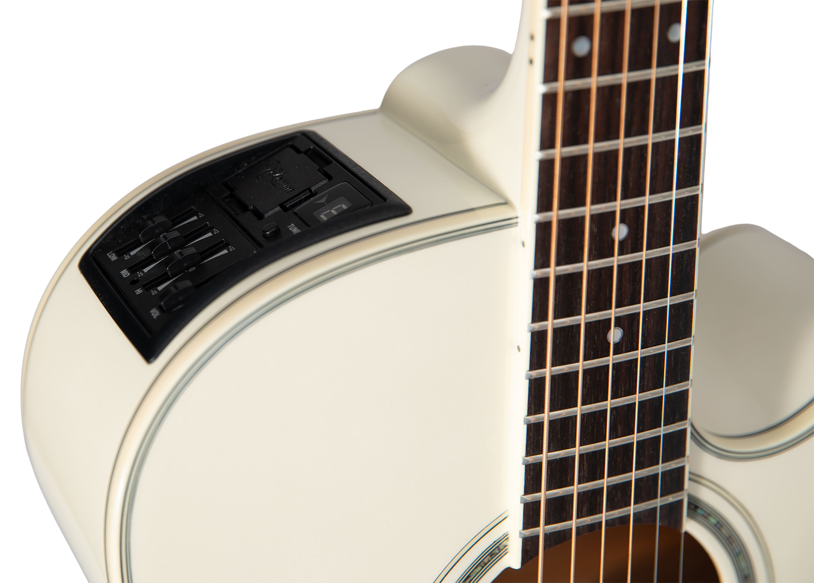 Takamine Gn37ce-pw Nex Grand Auditorium Cw Epicea Acajou Rw - Pearl White - Guitarra folk - Variation 2