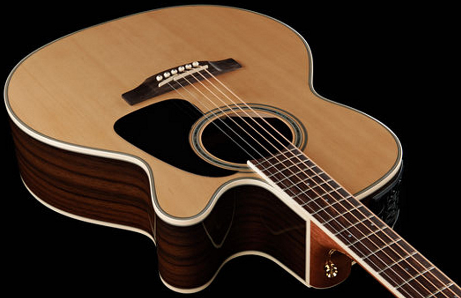 Takamine Gn51celh Nat Nex Cw Gaucher Epicea Palissandre Rw - Natural - Guitarra folk para zurdos - Variation 3