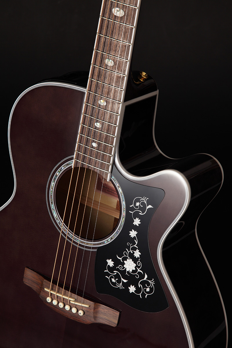 Takamine Gn75ce-tbk Nex Mini-jumbo Cw Epicea Erable - Transparent Black - Guitarra electro acustica - Variation 4