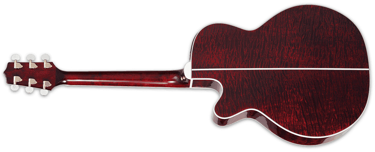 Takamine Gn75ce-wr Nex Mini-jumbo Cw Epicea Erable - Wine Red - Guitarra electro acustica - Variation 2