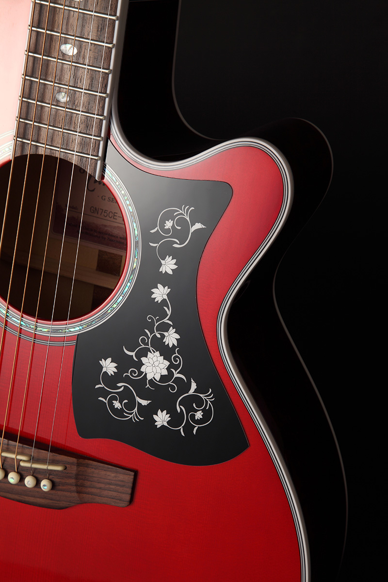 Takamine Gn75ce-wr Nex Mini-jumbo Cw Epicea Erable - Wine Red - Guitarra electro acustica - Variation 3
