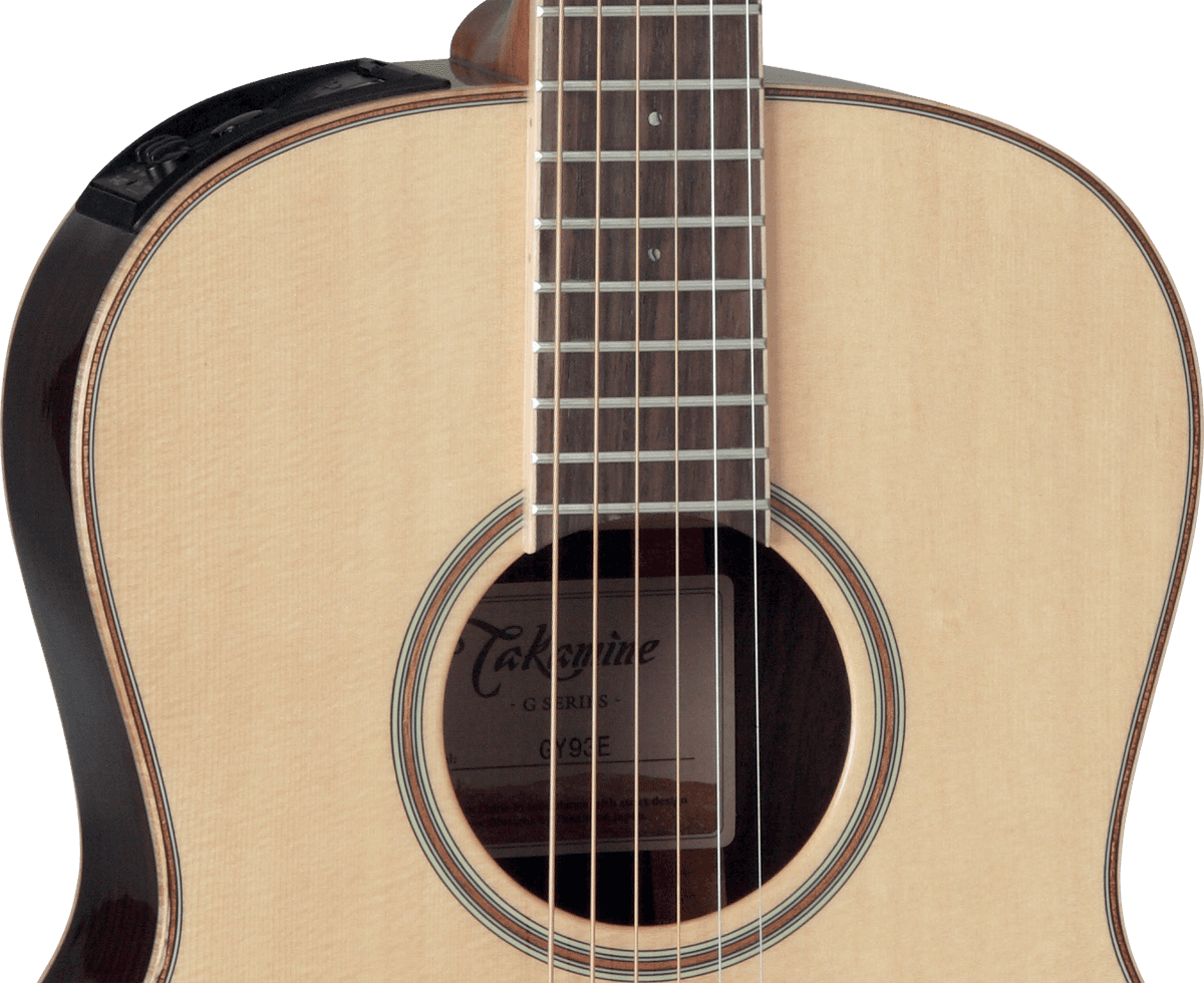 Takamine Gy93e New Yorker Parlor Epicea Palissandre - Natural Gloss - Guitarra electro acustica - Variation 3