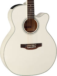 Guitarra folk Takamine GN37CE-PW - pearl white
