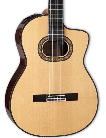 Guitarra clásica 4/4 Takamine DH90 Hirade Japan - Natural