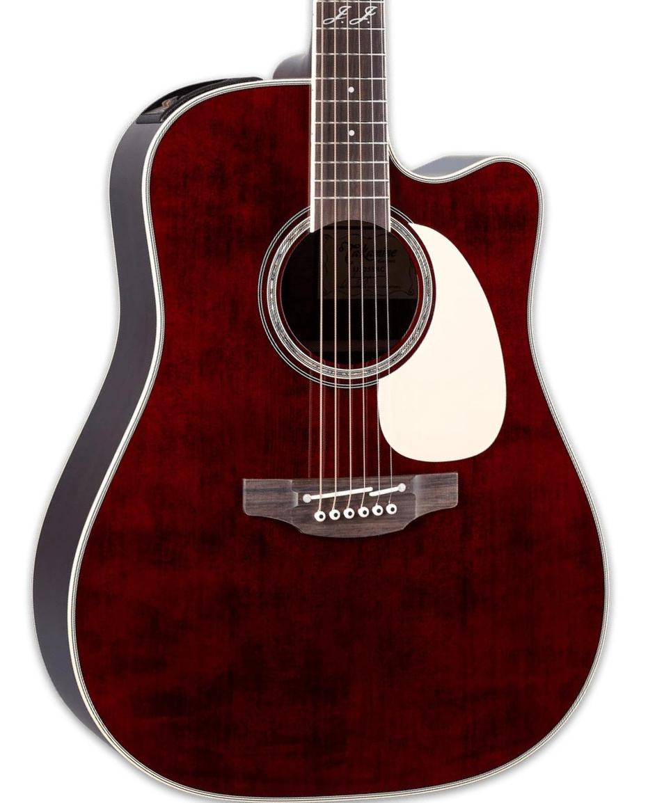 Guitarra folk Takamine John Jorgenson JJ325SRC Japan - Gloss Red Stain