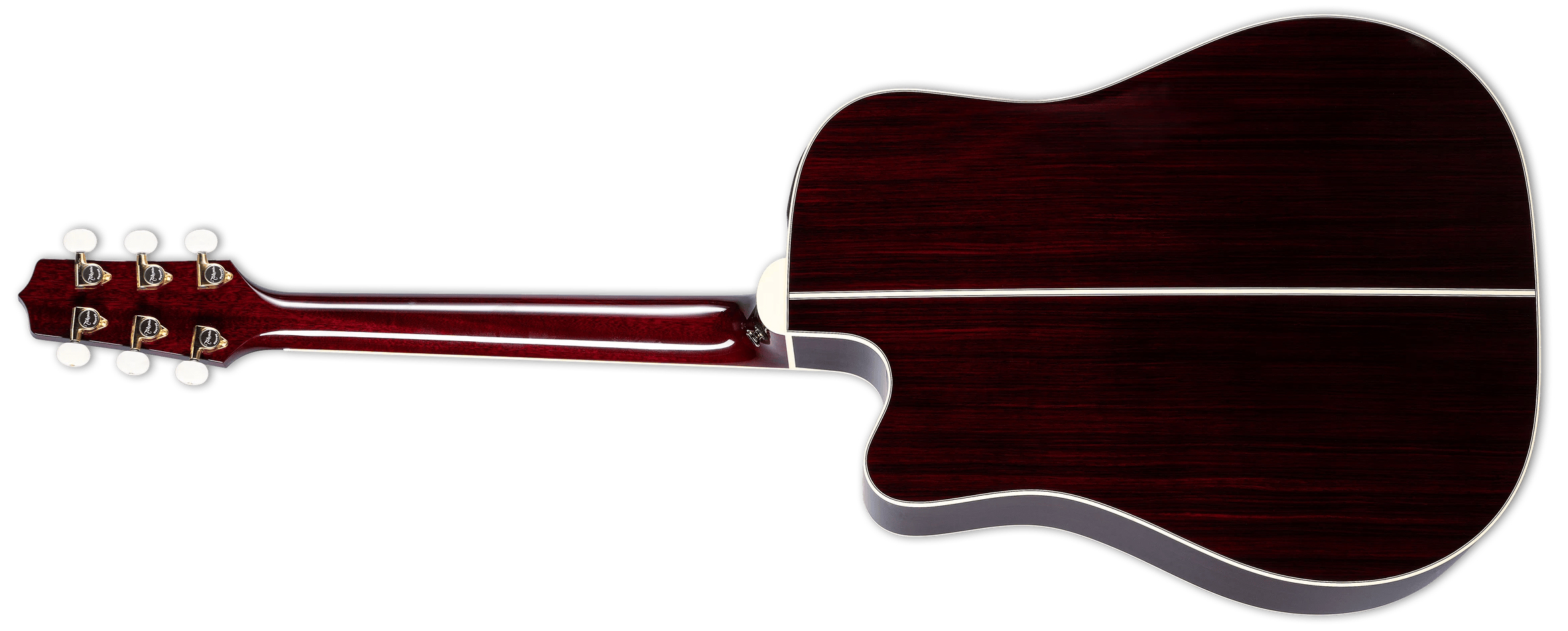 Takamine John Jorgenson Jj325src Jap Signature Epicea Ovangkol Rw - Gloss Red Stain - Guitarra folk - Variation 1