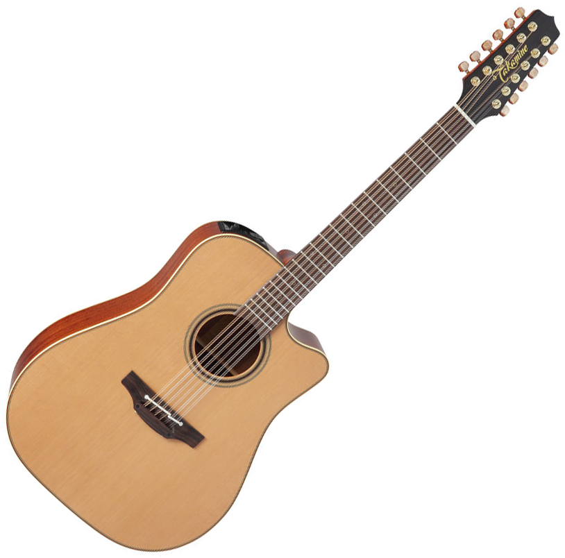 Takamine P3dc-12 Pro Jap Dreadnought Cw 12c Cedre Sapele Ct4bii - Naturel - Guitarra electro acustica - Variation 7