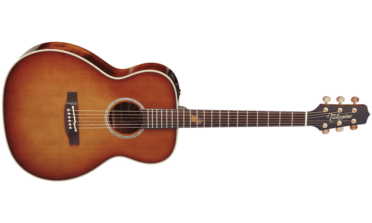 Takamine Tf77-pt Legacy Japan Orchestra Model Cedre Koa Ctp-3 - Sunsetburst - Guitarra electro acustica - Variation 5