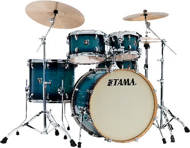 Tama Cl52krs-bab Superstar Classic Maple 22 - Blue Lacquer Burst - Batería acústica estándar - Main picture