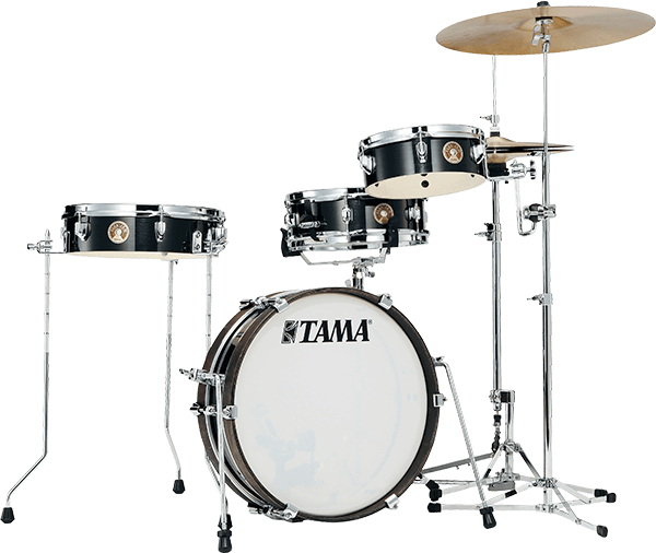 Tama Club-jam Pancake - 4 FÛts - Hairline Black - Batería acústica estándar - Main picture