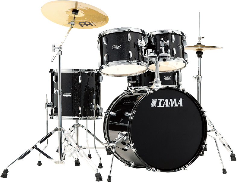 Tama Stagestar St50h5 20 Poplar Kit - Black Night Sparkle - Batería acústica stage - Main picture