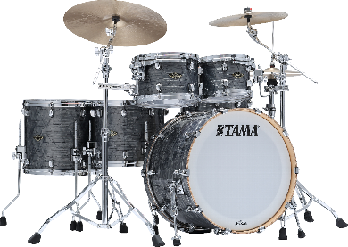 Tama Starclassic Kit 4 Futs Walnut Birch - Charcoal Onyx - Batería acústica fusion - Main picture